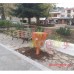 Ξύλινος κάδος απορριμμάτων με καπάκι
